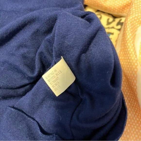 Banana Republic Mystic Blue Pleated V-Neck Sleeveless Dress Size 10 - Picture 4 of 12